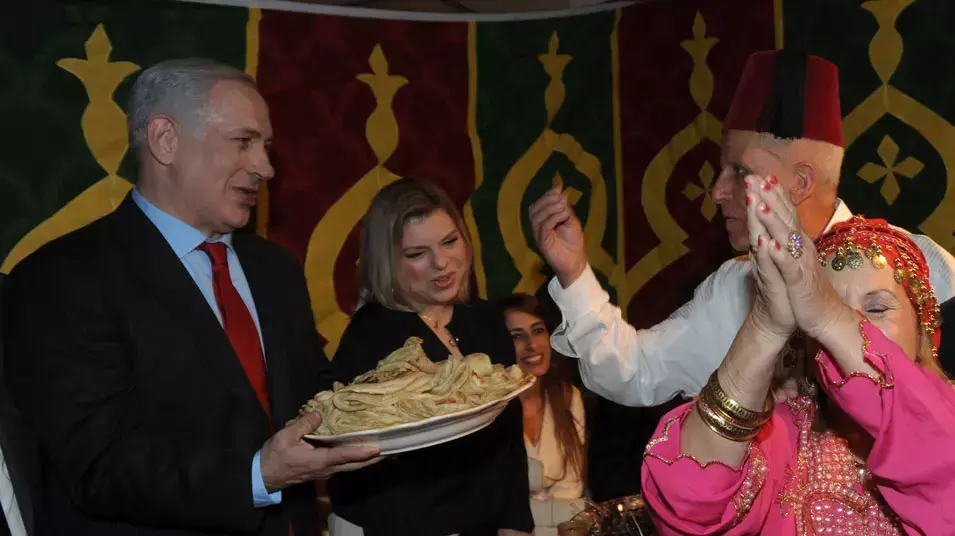 ראש הממשלה בנימין נתניהו במימונה באור עקיבא