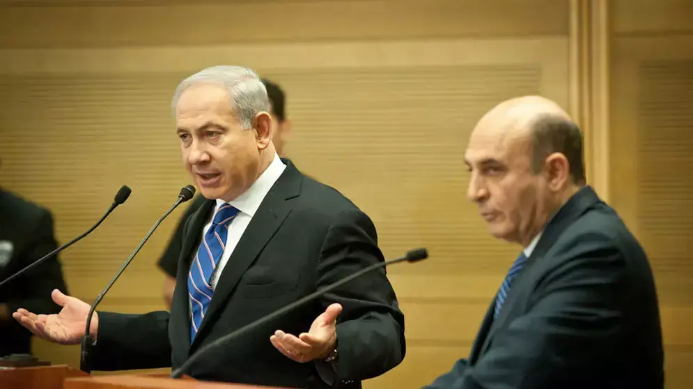 מסיבת העיתונאים של בנימין נתניהו ושאול מופז, מאי 2012