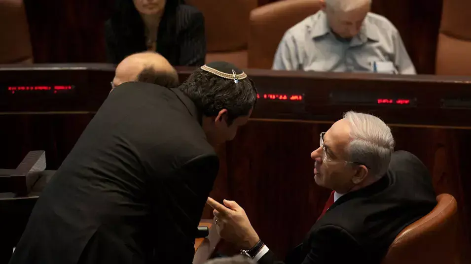ראש הממשלה בנימין נתניהו בכנסת, מאי 2012