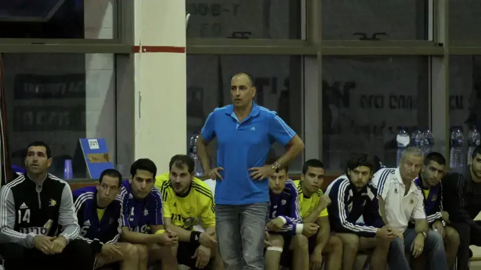 גלעד מאור מאמן מכבי ראשון לציון בכדוריד גלעד מאור מאמן מכבי ראשון לציון בכדוריד