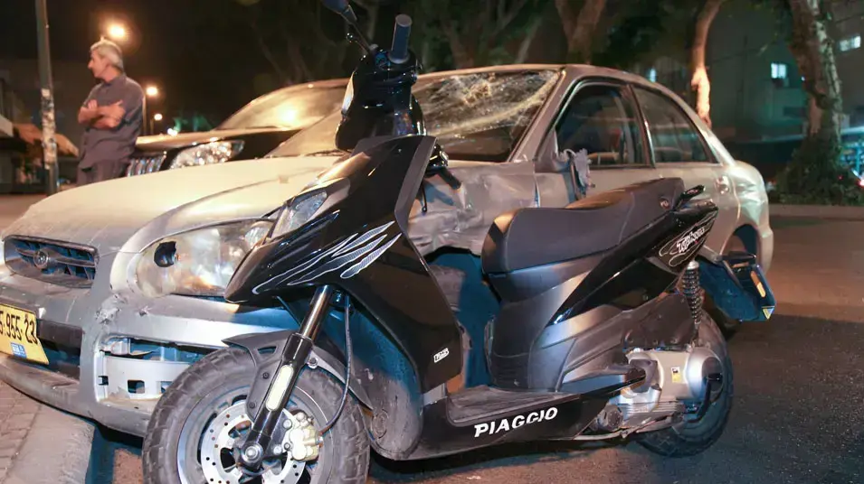 שני נפגעים בתאונת דרכים בקריית אתא שני נפגעים בתאונת דרכים בקריית אתא