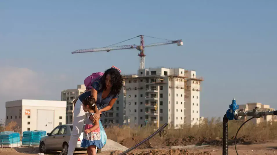 גן ילדים שהוקם באתר בנייה, ספטמבר 2012