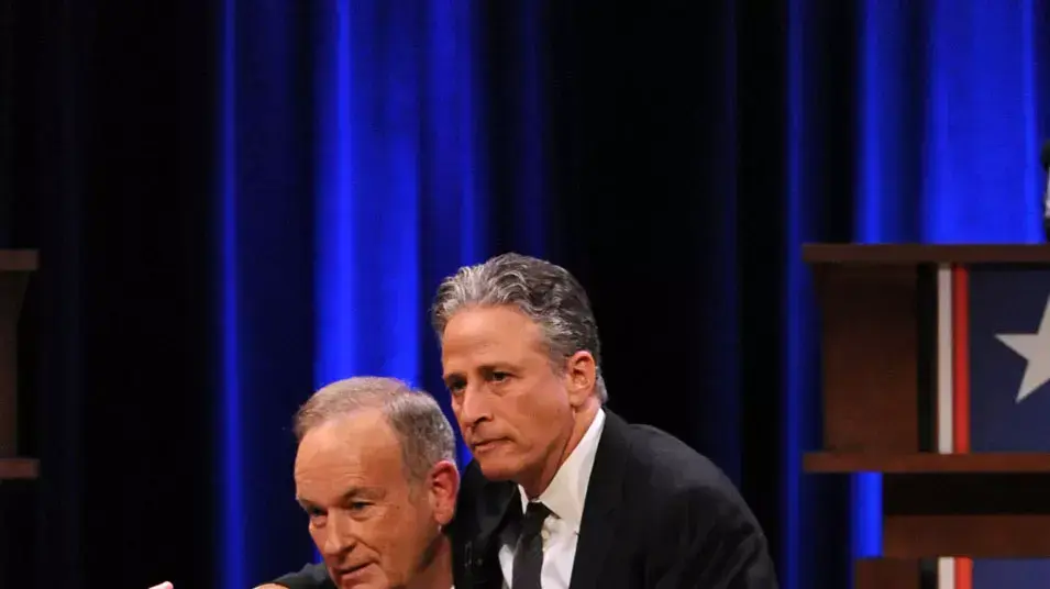 ג'ון סטיוארט וביל אוריילי