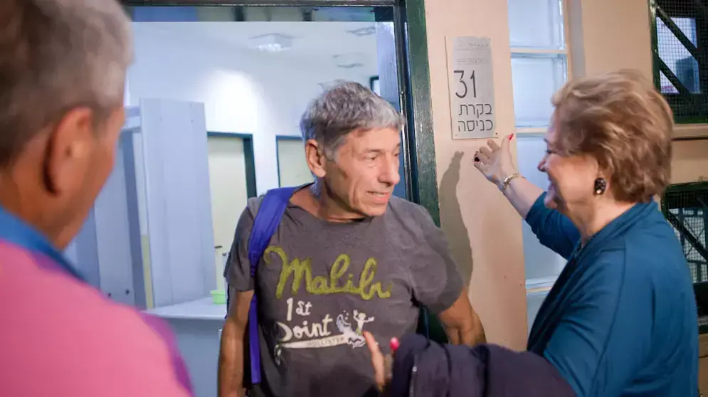 שחרור חנן גולדבלט מכלא חרמון, נובמבר 2012
