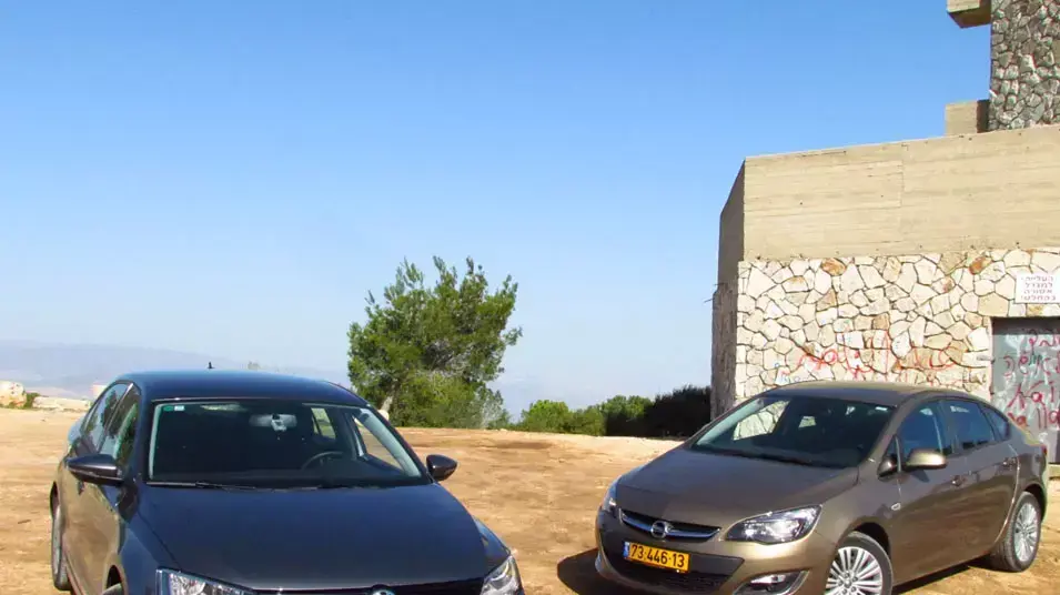 מבחן השוואתי פולקסווגן ג'טה 1.2 TSI מול אופל אסטרה טורבו ברלינה