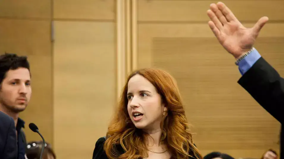 סתיו שפיר בסיור לחברות הכנסת החדשות, ינואר 2013