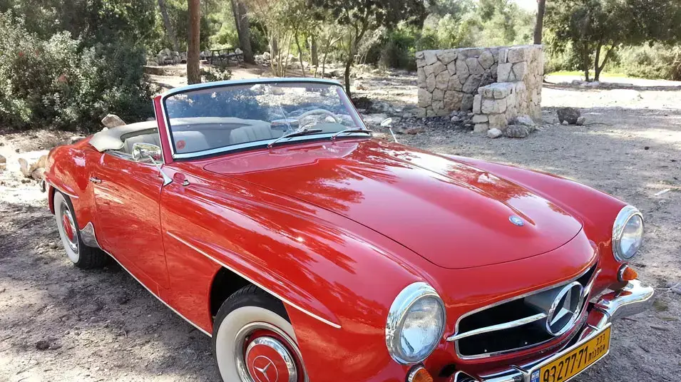 שיפוץ מרצדס 190SL של יהודה אליאס