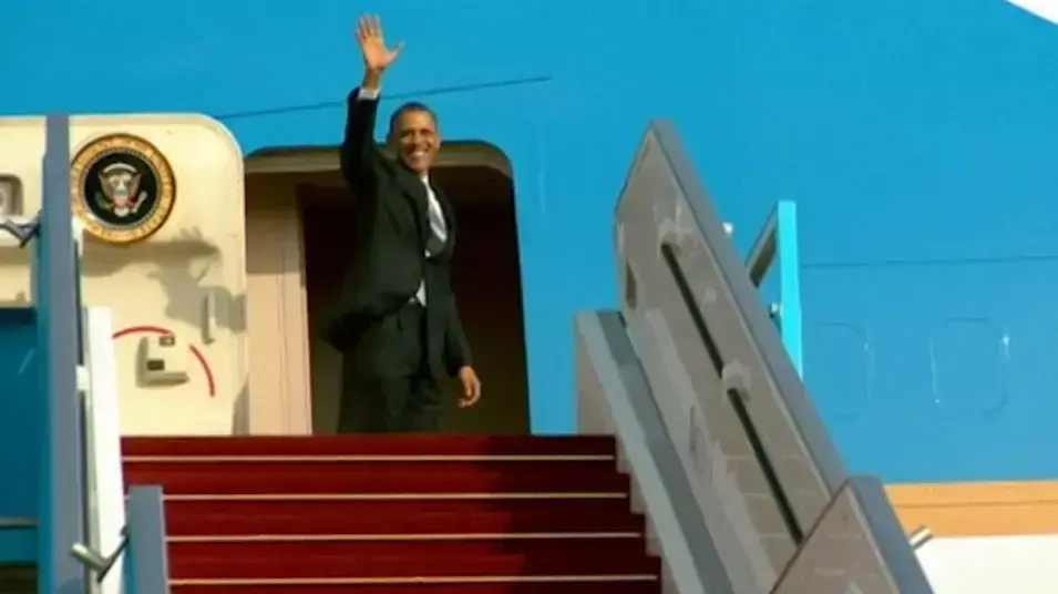 טקס הפרידה מנשיא ארה"ב ברק אובמה בנתב"ג, מרץ 2013