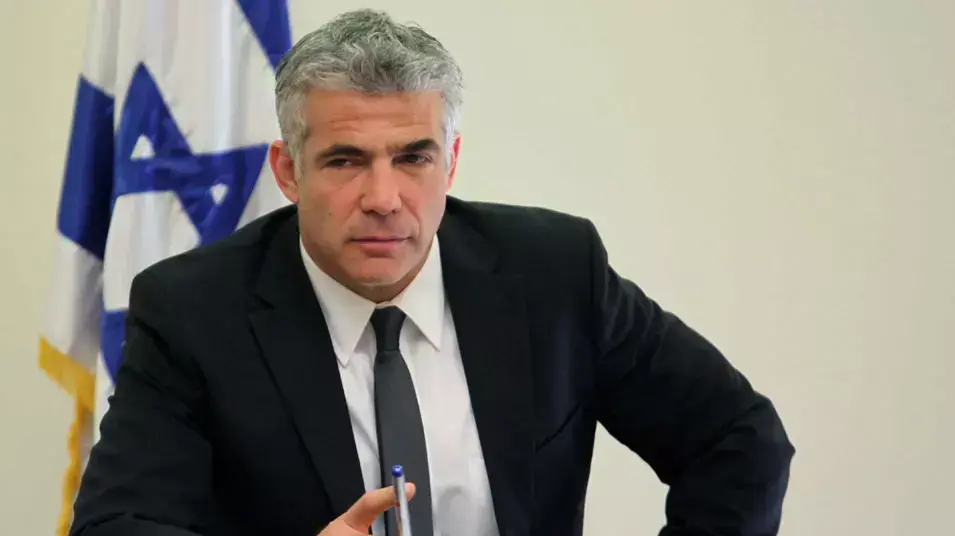 יאיר לפיד בישיבת סיעת מפלגת יש עתיד בכנסת, פברואר 2013