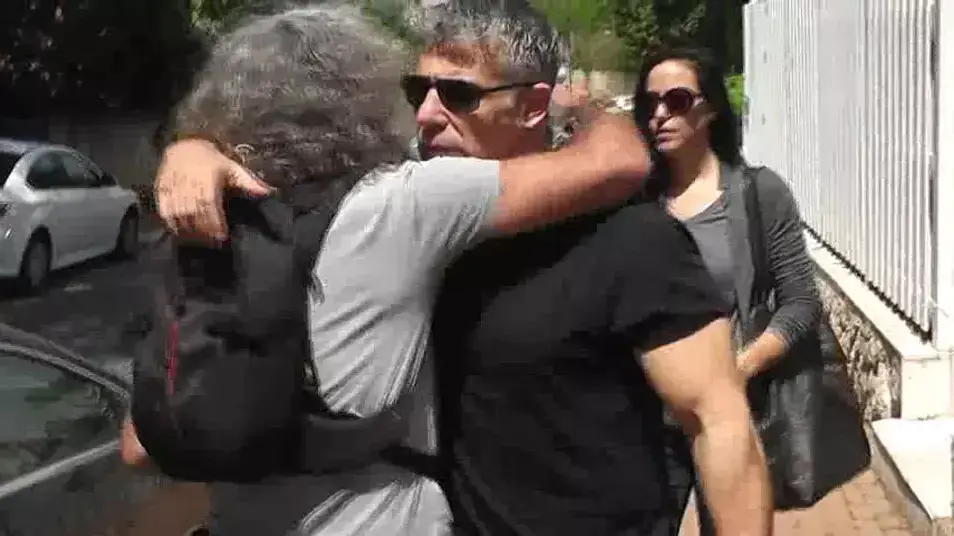 אולמרט ולפיד בניחומים אצל דנקנר