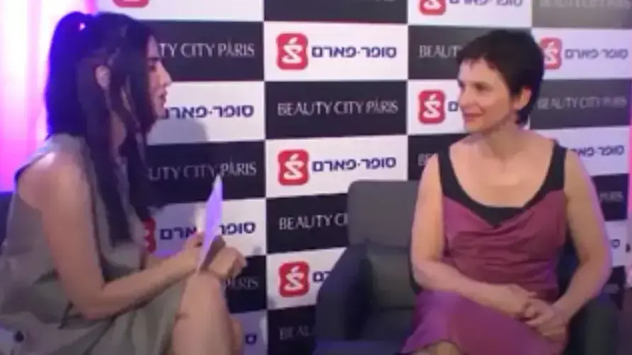 ז'ולייט בינוש בראיון לוואלה! אופנה, תל אביב, 26 יוני 2013