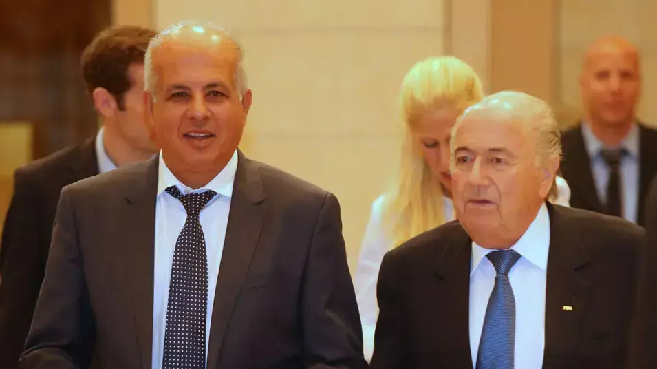 אבי לוזון, יו"ר ההתאחדות לכדורגל, עם ספ בלאטר, נשיא פיפ"א אבי לוזון, יו"ר ההתאחדות לכדורגל, עם ספ בלאטר, נשיא פיפ"א