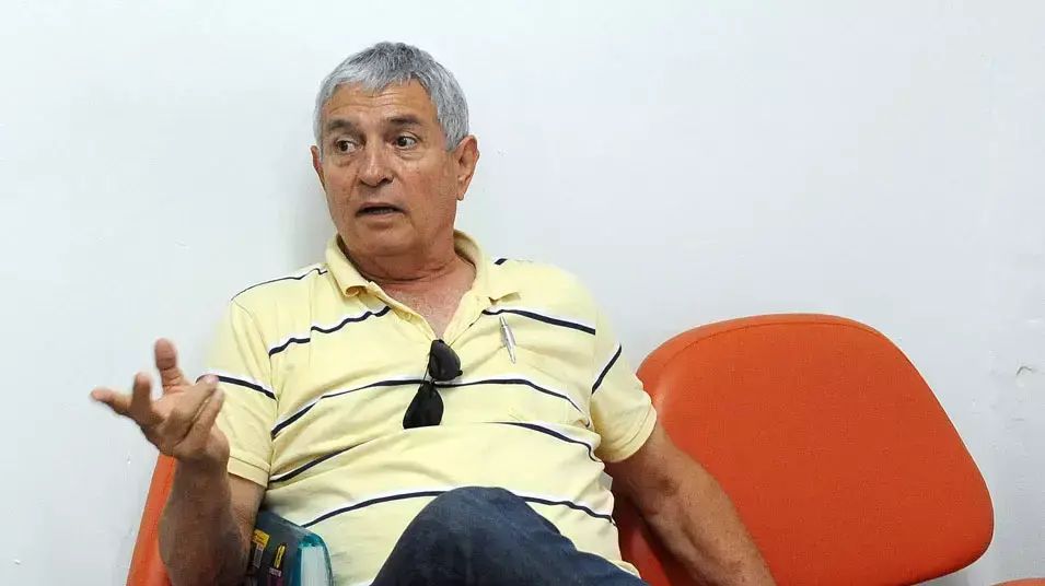 זאב ברקוביץ' אביו של אייל ברקוביץ' בהתאחדות לכדורגל