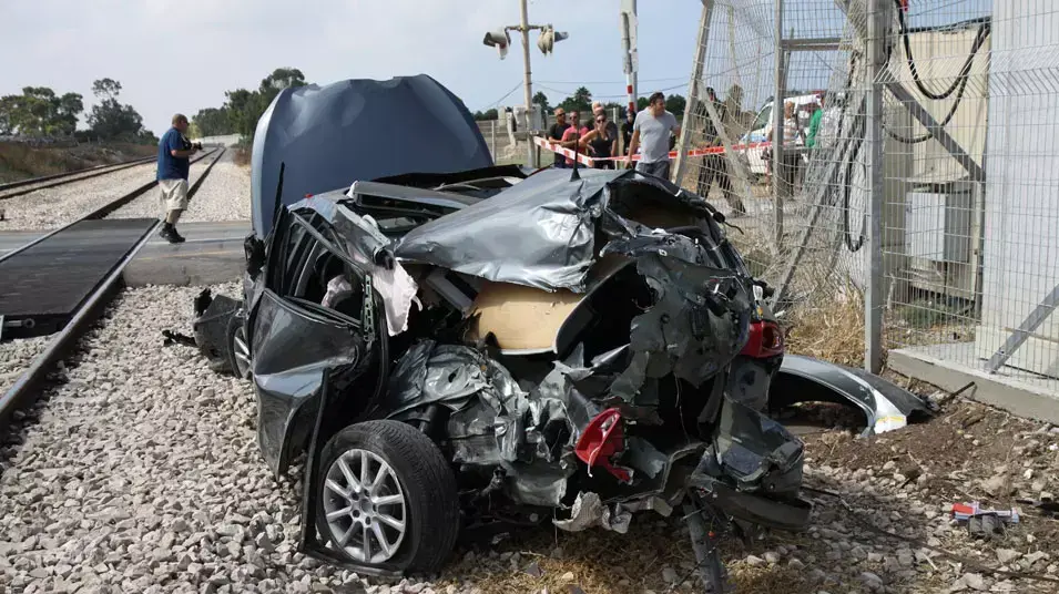 אדם נפצע בינוני בתאונה עם רכבת באזור חוף דור-נחשולים, 26 ביולי 2013