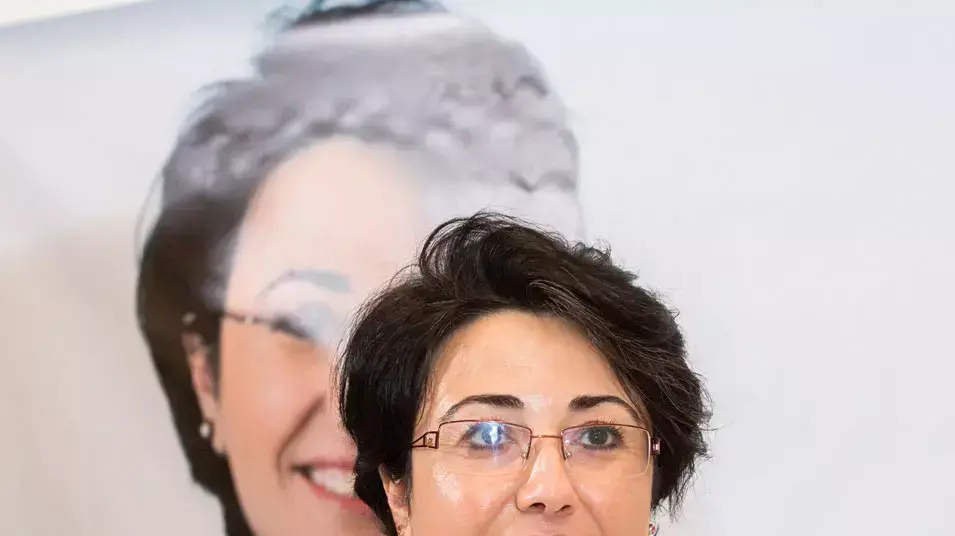 חנין זועבי מציגה את מועמדותה לראשות העיר נצרת, אוגסוט 2013