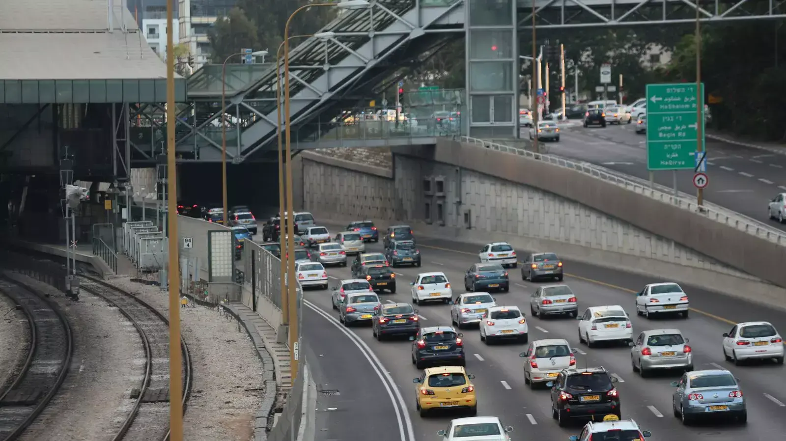 פקקים בנתיבי איילון בערב ראש השנה, ספטמבר 2013