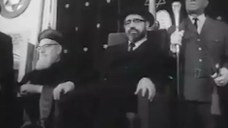 תיעוד: הכתרתו של הרב עובדיה לרב הראשי