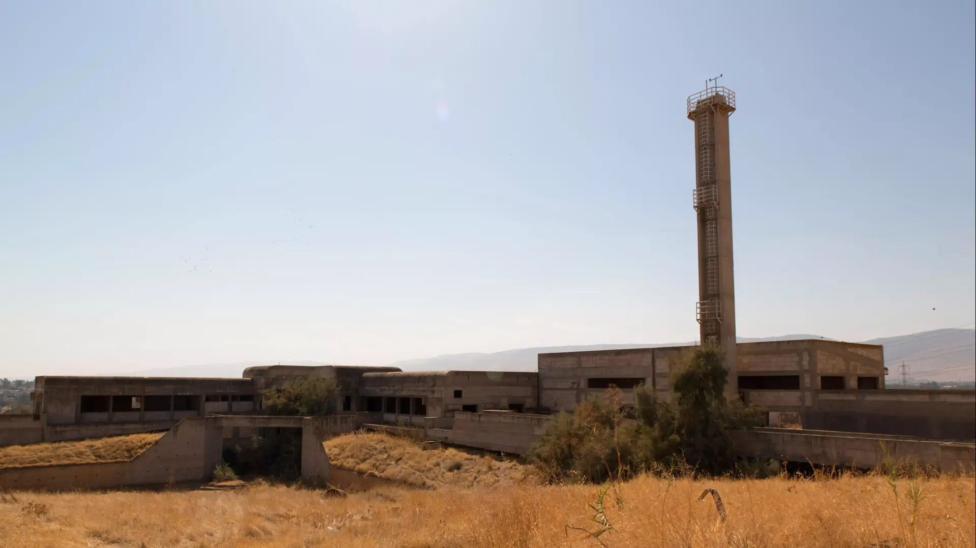 מבנה נטוש בבית שאן בו בוצעו אימוני משטרה. דצמבר 2013