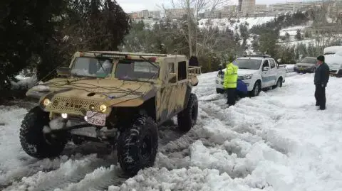 זיבר של עידו כהן מפרדס חנה מחלץ כלי רכב בירושלים