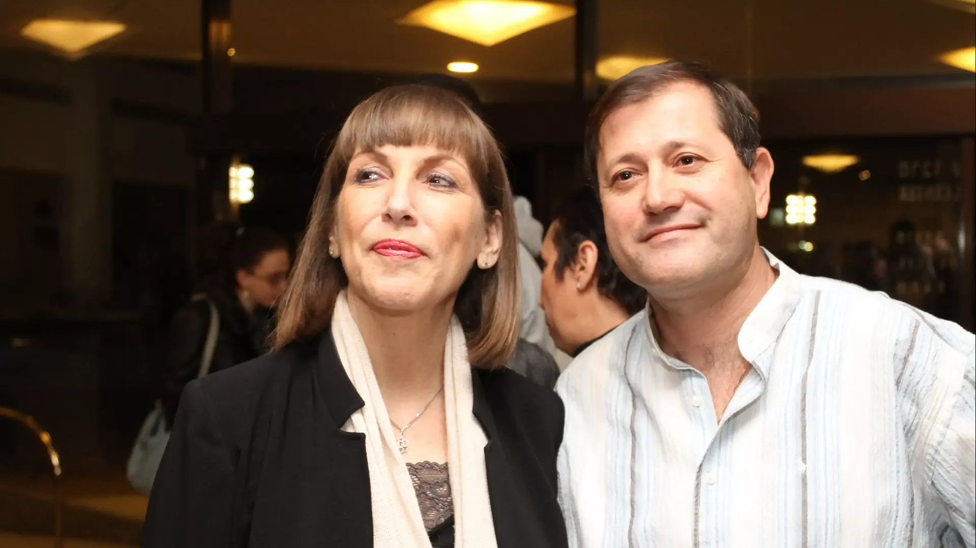 לימור לבנת שרת התרבות והספורט יחד עם יו"ר התאחדות אילת אריק קפלן