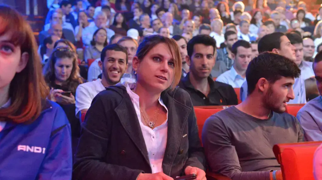 הגולשת לי קורזיץ בטקס בחירת הספורטאים המצטיינים של משרד התרבות והספורט