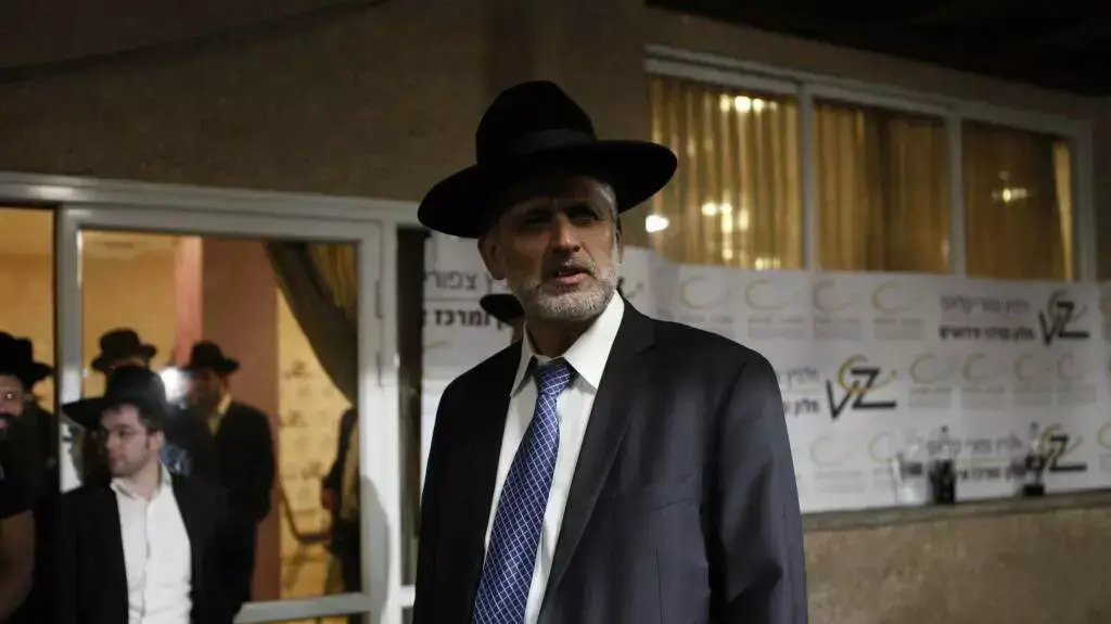 ישיבת חרדים בישיבה נגד הגיוס, בני ברק, פברואר 2014