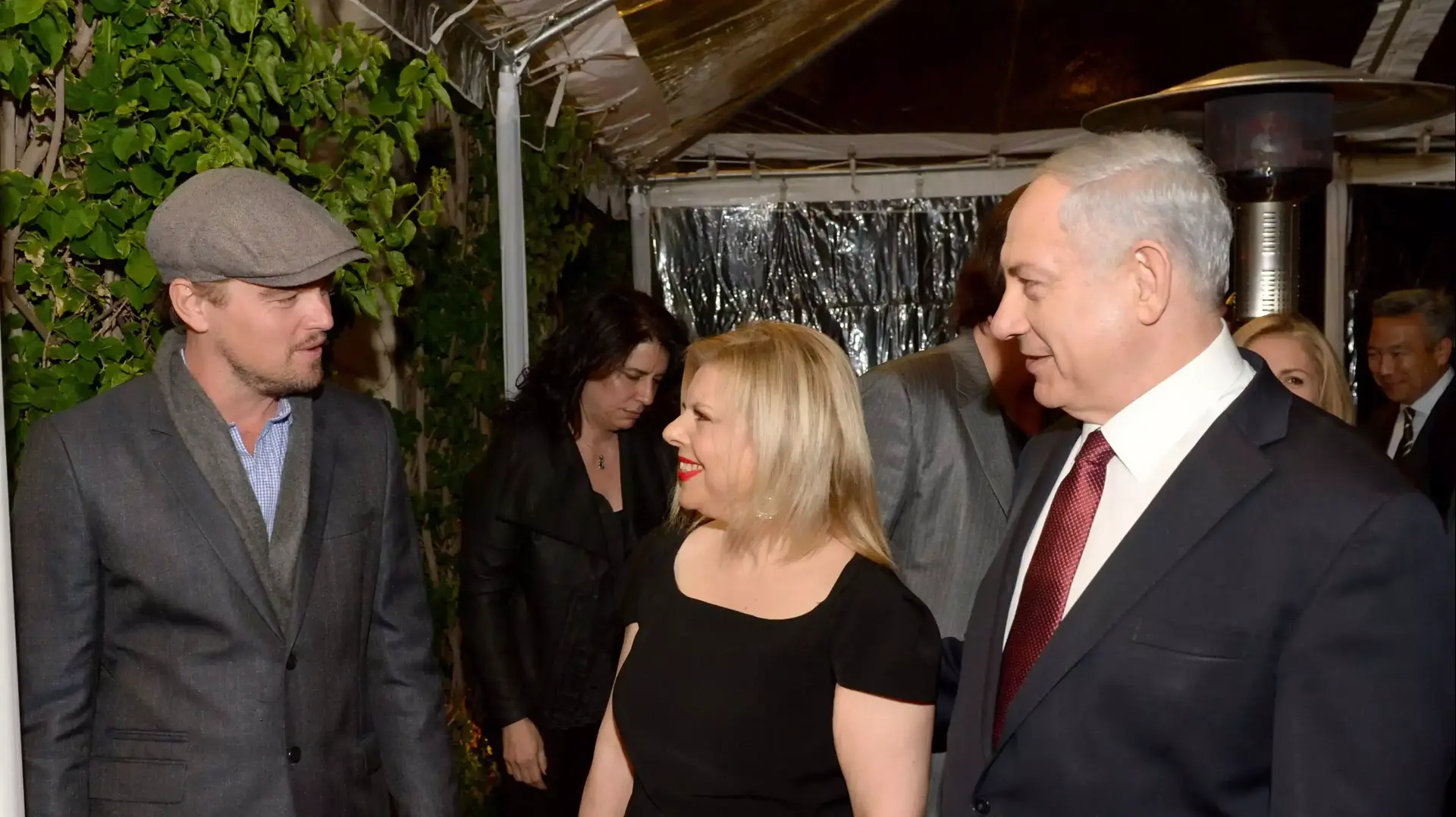 בנימין נתניהו, שרה נתניהו, ליאונרדו דיקפריו