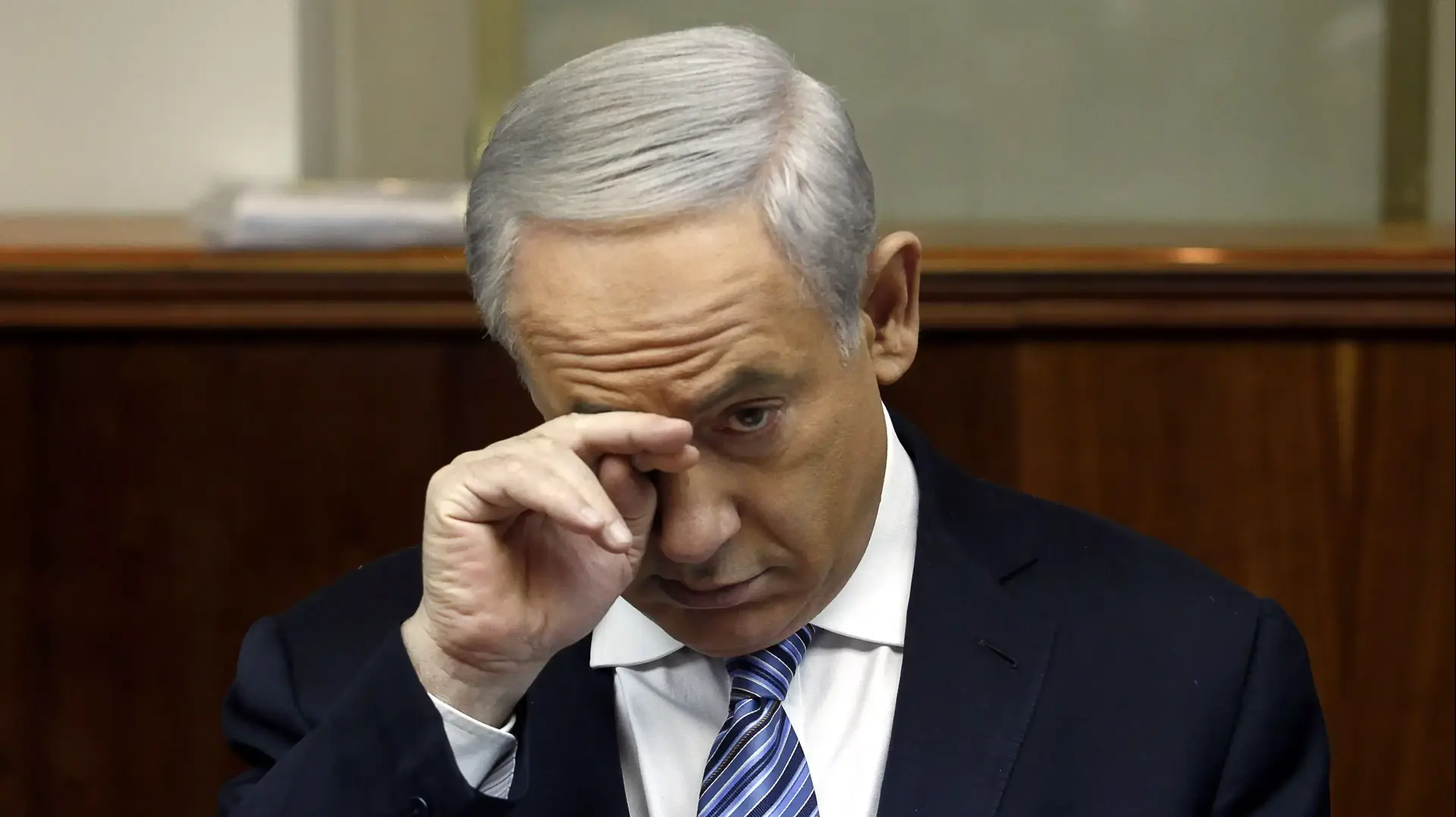 ראש הממשלה בנימין נתניהו בישיבת הממשלה בירושלים  2013