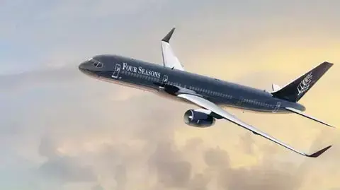מטוס בואינג 757 רשת המלונות four seasons