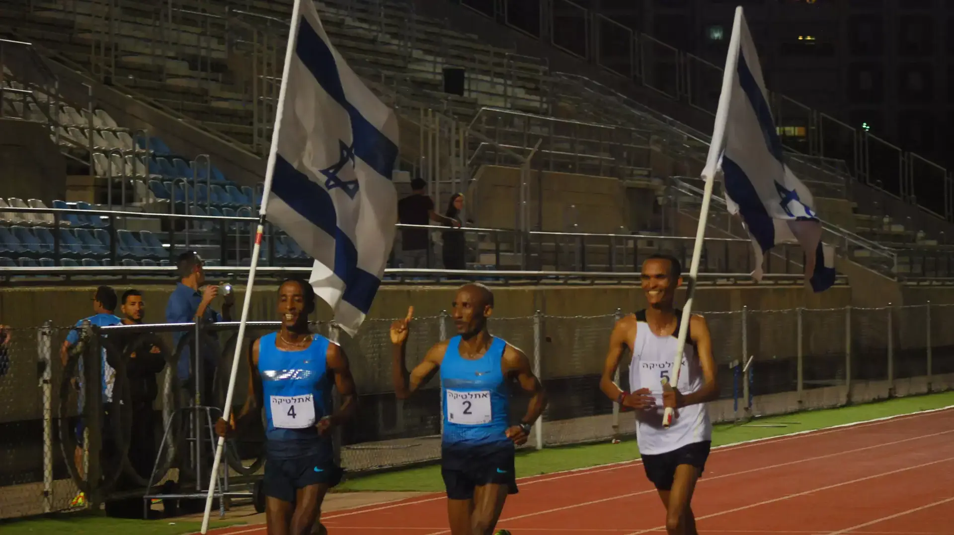 גירמה אמרה, איימרו עלמיה, זוהר זימרו באליפות ישראל ב-10,000 מטר