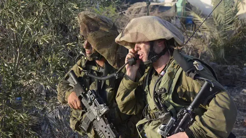 כוחות צנחנים בעזה במבצע צוק איתן. יולי 2014