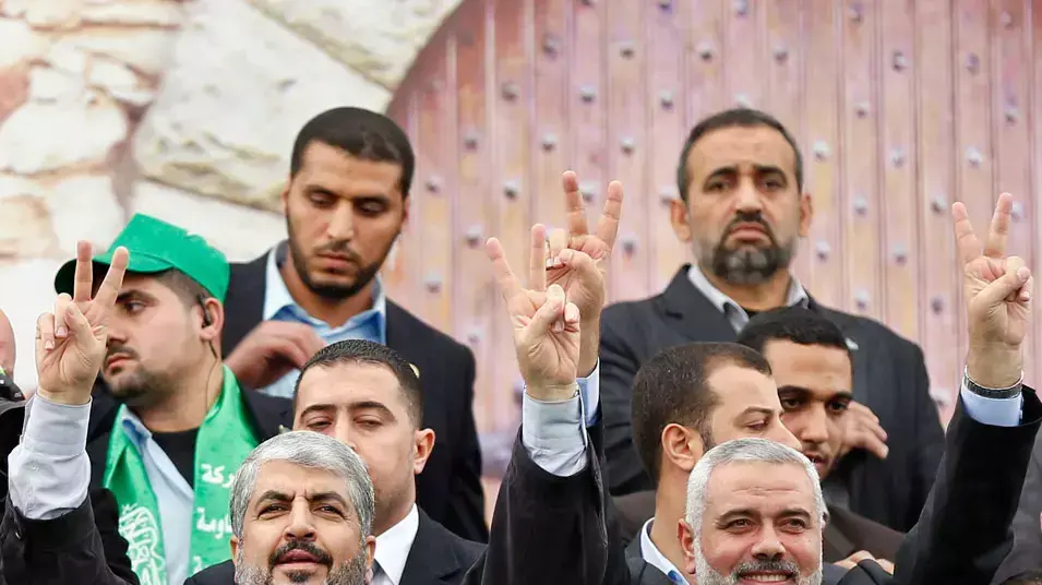 מאות אלפים חוגגים בעצרת לציון 25 שנה להיווסדות חמאס בעזה, 8 בדצמבר 2012
