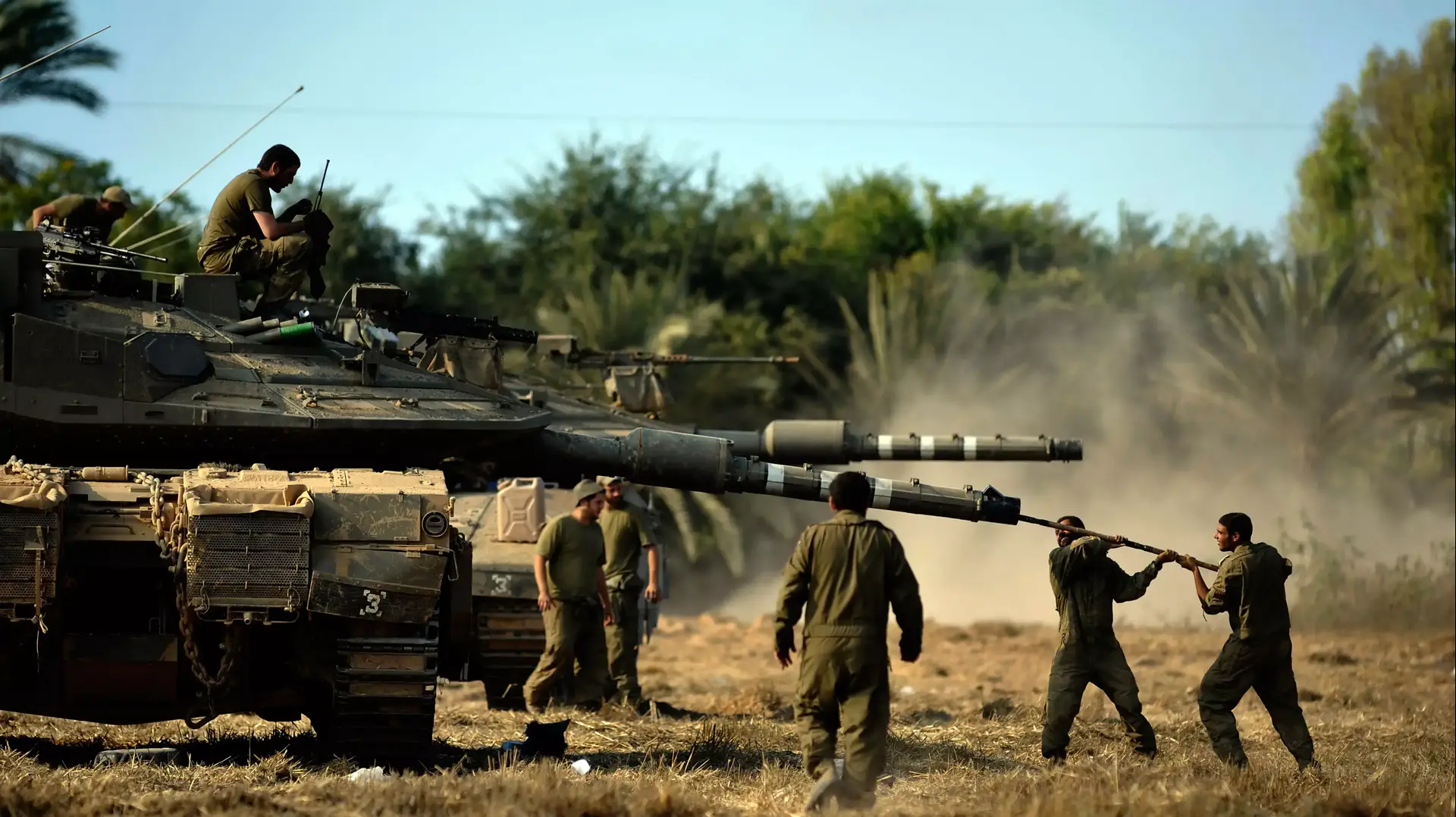 כוחות צה"ל בגבול רצועת עזה