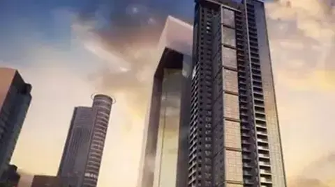 טיים טאוור,שיכון ובינוי, צילום: מתוך סרט הדמיה