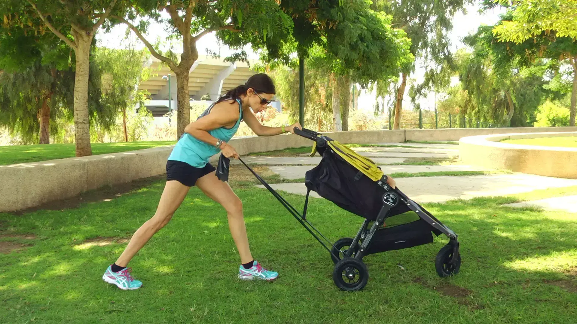 trx  עם עגלת תינוק