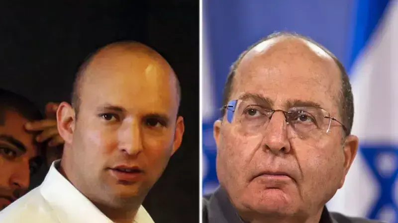 משה בוגי יעלון ונפתלי בנט.