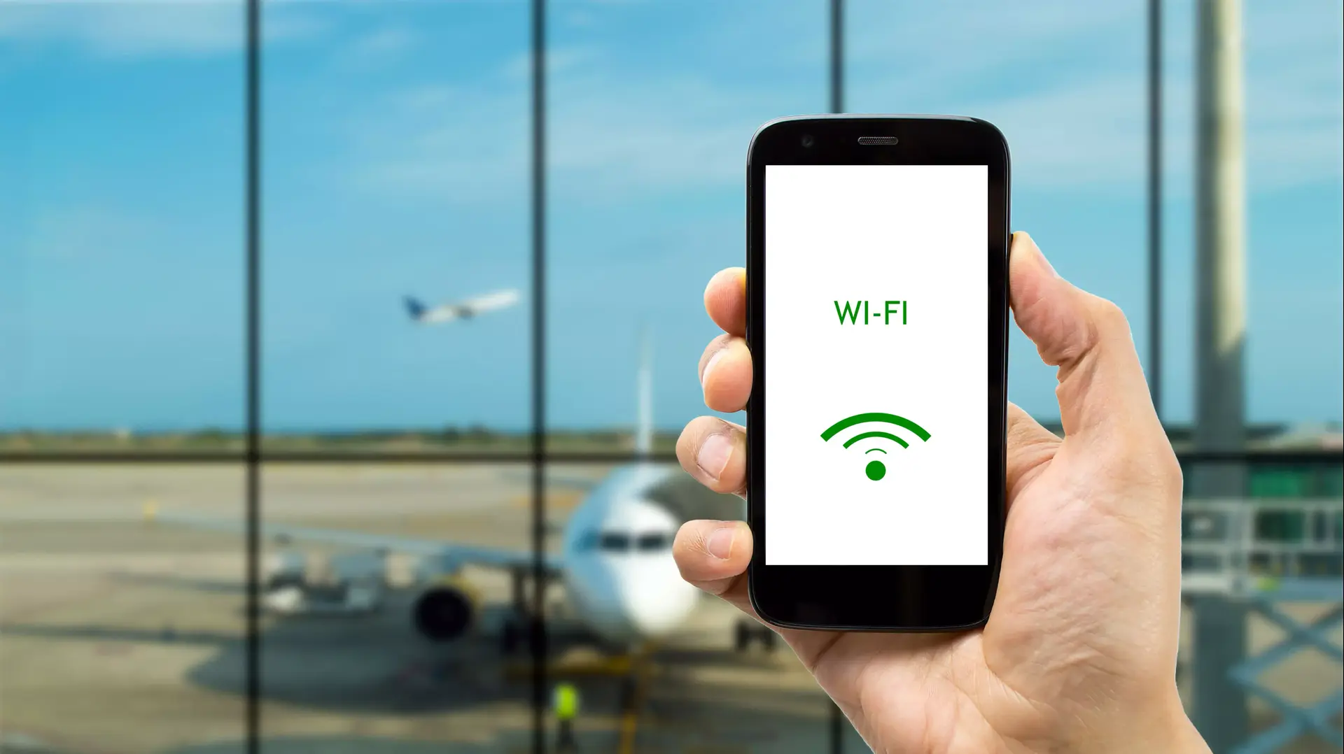 גלישה בסלולר שדה תעופה ווי פיי Wi-Fi