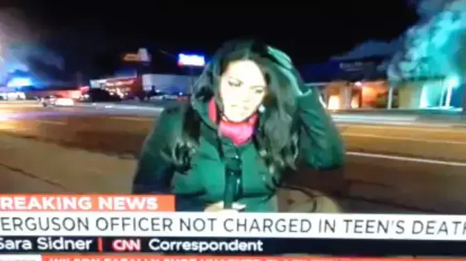 כתבת CNN נפגעת במיזורי