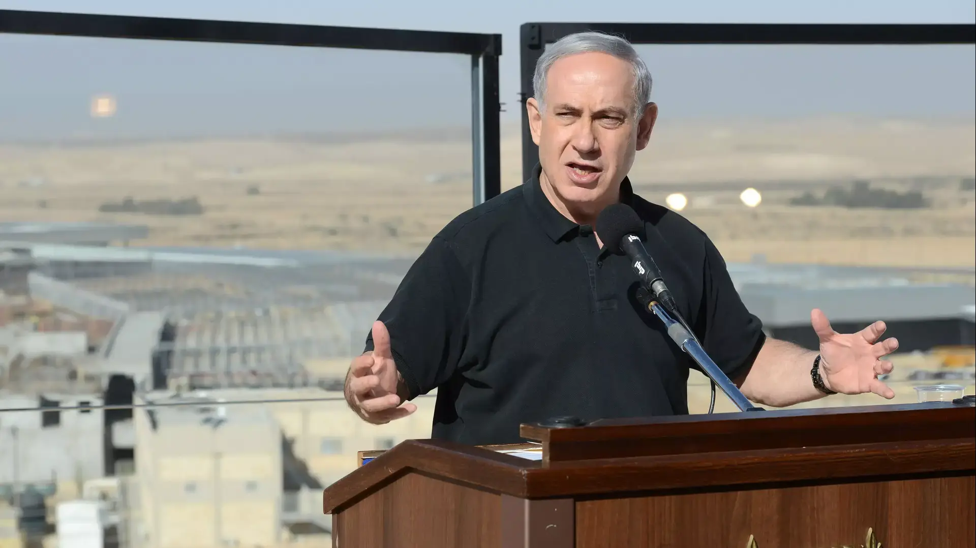 ראש הממשלה בנימין נתניהו ביקר בעיר הבה"דים בנגב