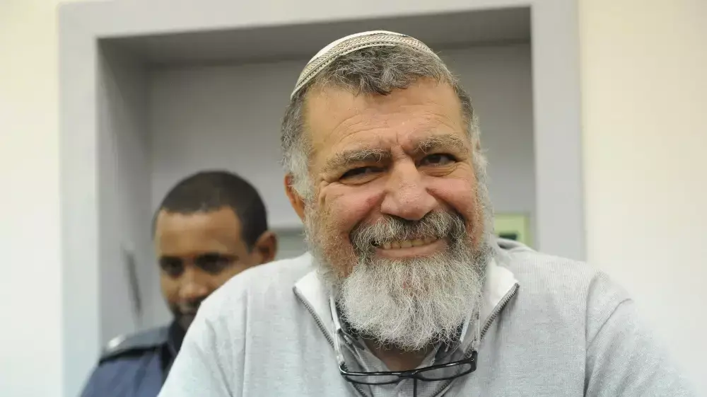 גרשון מסיקה ראש מועצה אזורית שומרון בהארכת מעצר, בית משפט השלום, דצמבר 2014.