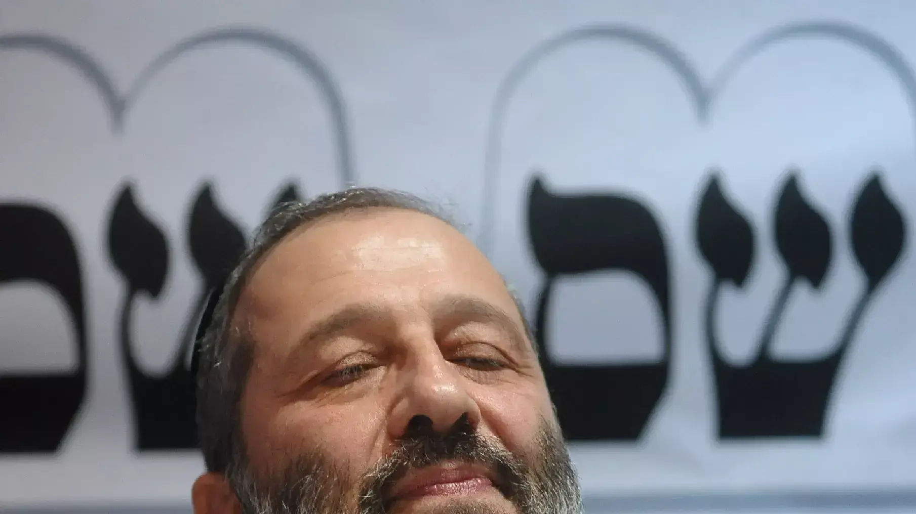 אריה דרעי בכנס פעילים ונבחרים של ש"ס לקראת הבחירות, ינואר 2015