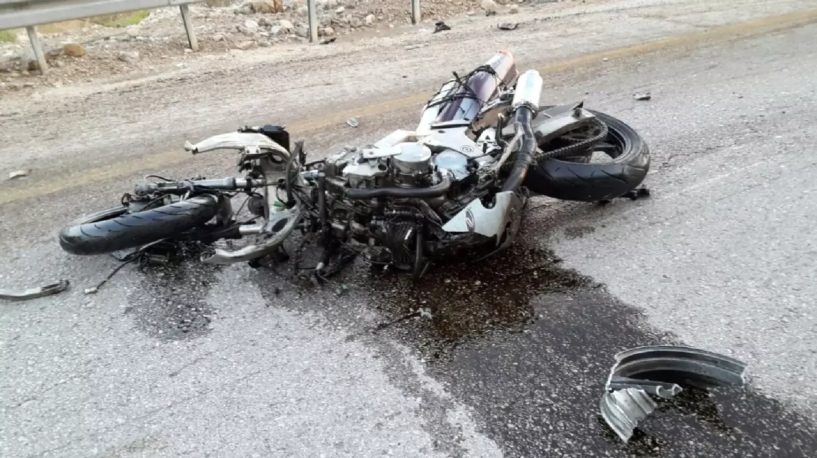 תאונת האופנוע בים המלח ליד מצוקי דרגות