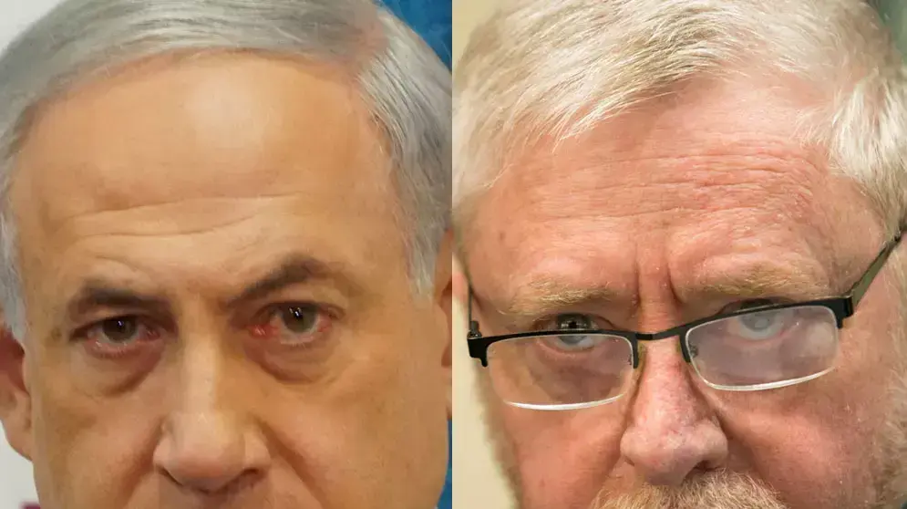 רוה"מ בנימין נתניהו ומבקר המדינה יוסף שפירא