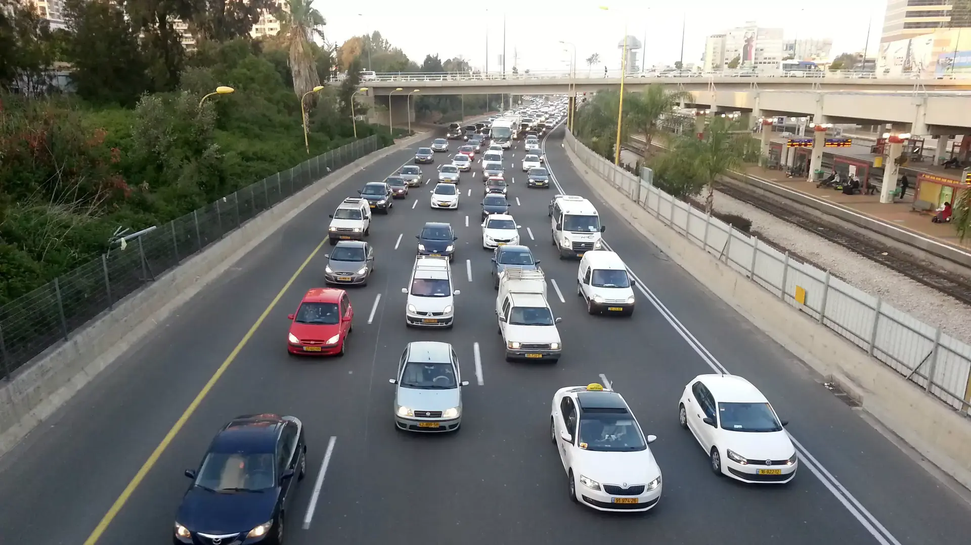 נתיבי איילון עומס תנועה נתיבי איילון עומס תנועה