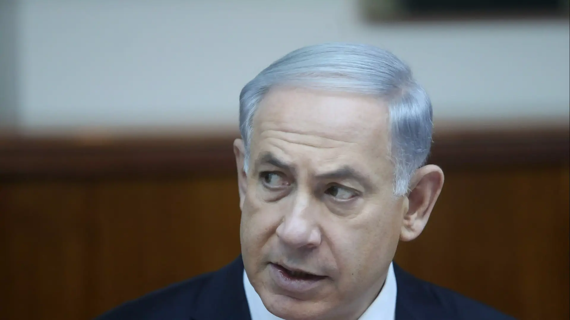 ראש הממשלה נתניהו בישיבת ממשלה, פברואר 2015