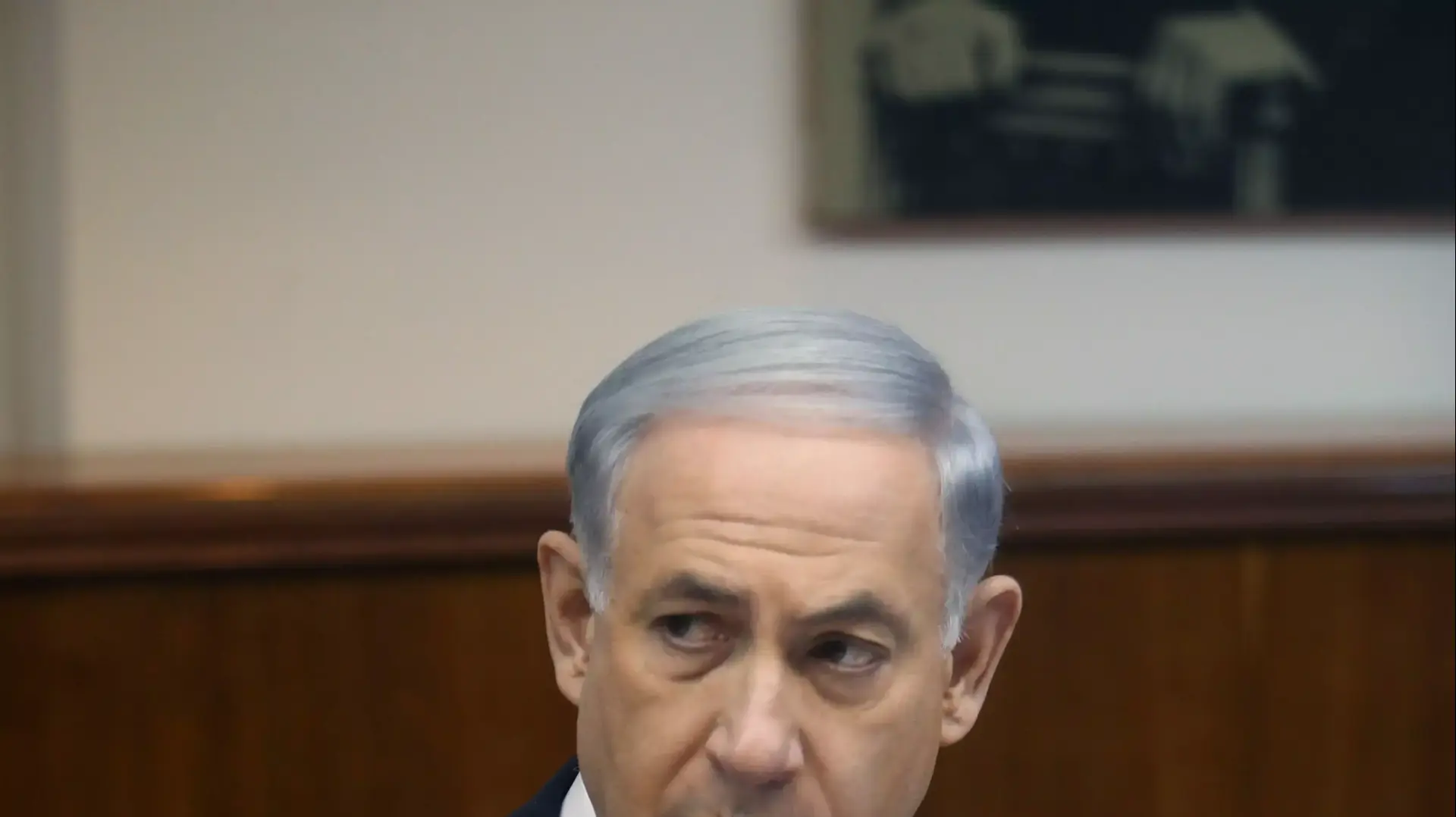 ראש הממשלה נתניהו בישיבת ממשלה, פברואר 2015