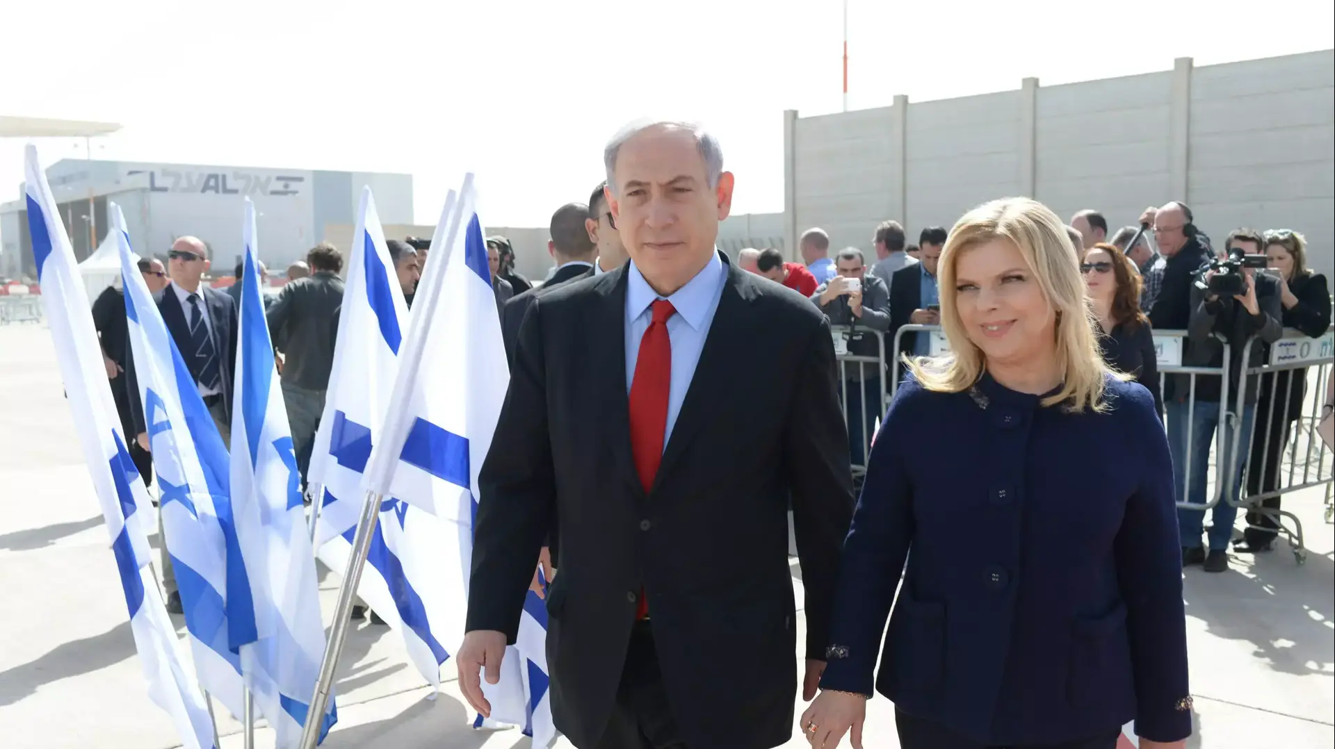 ראש הממשלה בנימין נתניהו בצאתו לוושינגטון