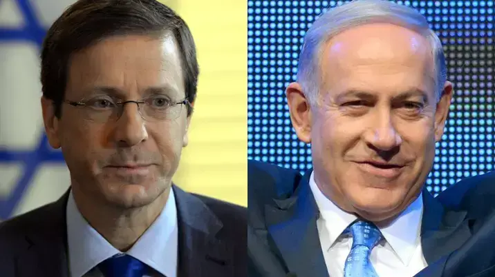 בנימין נתניהו, יצחק הרצוג