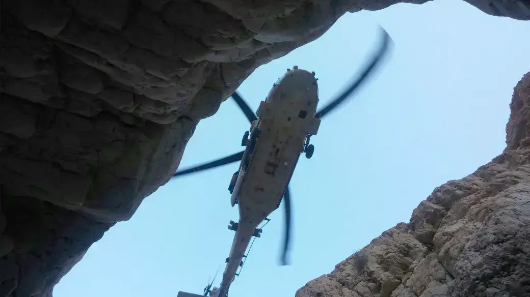 פינוי מוסק של צעירה בת 21 שנפצה בנחל דרגה, 21 במרץ 2015
