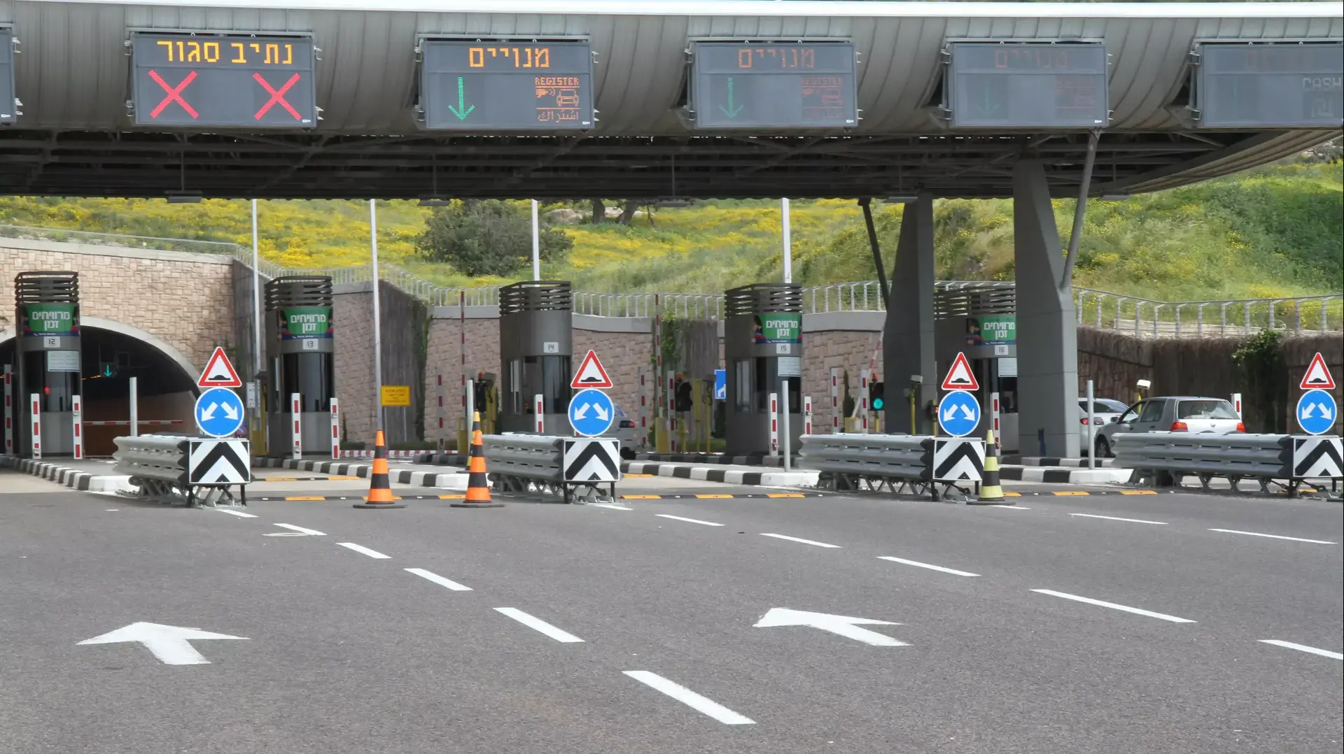 מחאת יוקר המחירים במנהרות הכרמל, מנהרות הכרמל. מרץ 2015